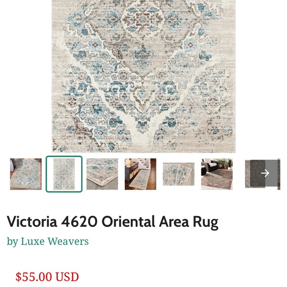 4x5 Luxe Weavers Rug - Picture 4 of 5